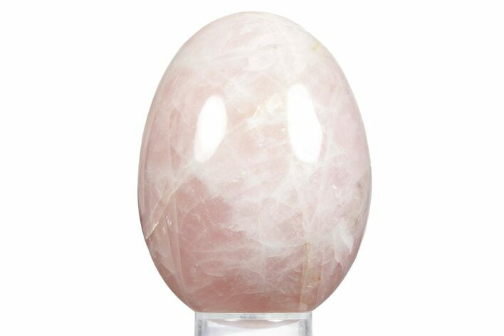 Polished Rose Quartz Egg - South Dakota #356262